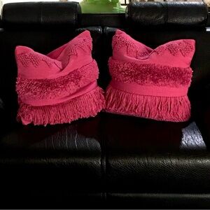 ❤️ MAGASCHONI ❤️ LUXURY HIGH END ACCENTS PILLOWS SET ( NWT ) .